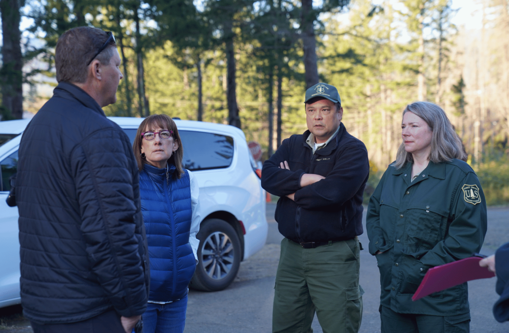 Rep. Salinas with members of the Forest Service