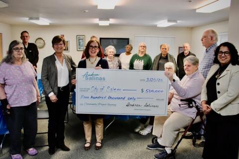 3.20.26 Salem Seniors CPF Visit Big Check